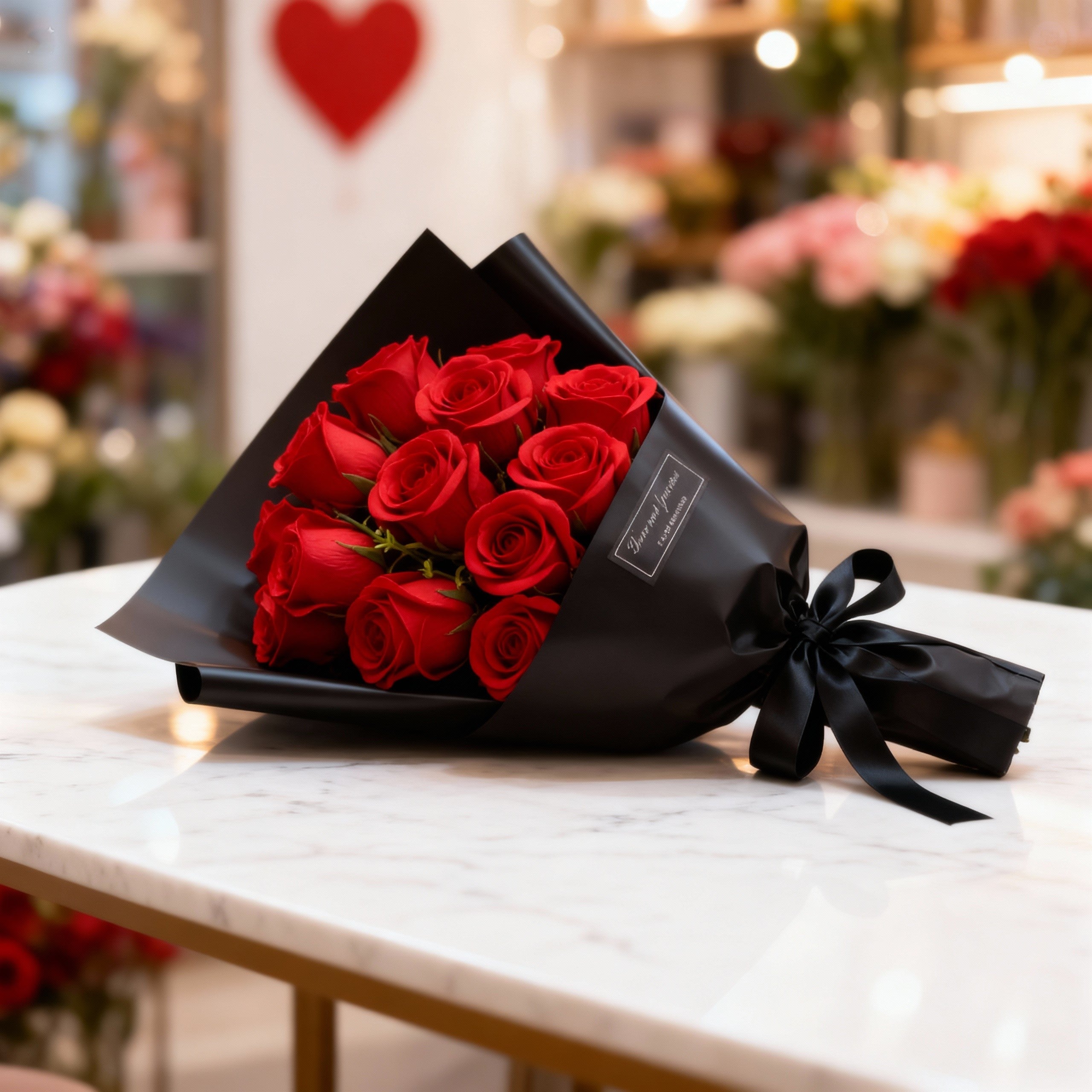 🌹Bouquet Éternel de 9 Roses – L’attention qui ne fane jamais