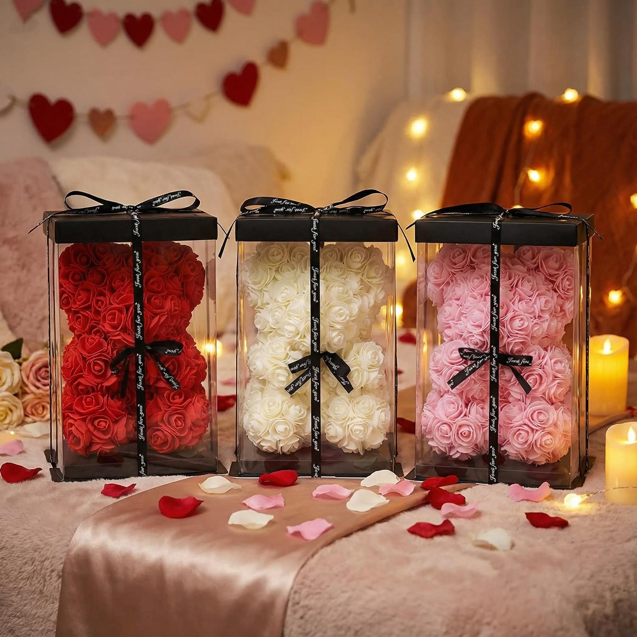 đ§ž Ours Ăternel de Roses â Symbole dâun Amour Inoubliable