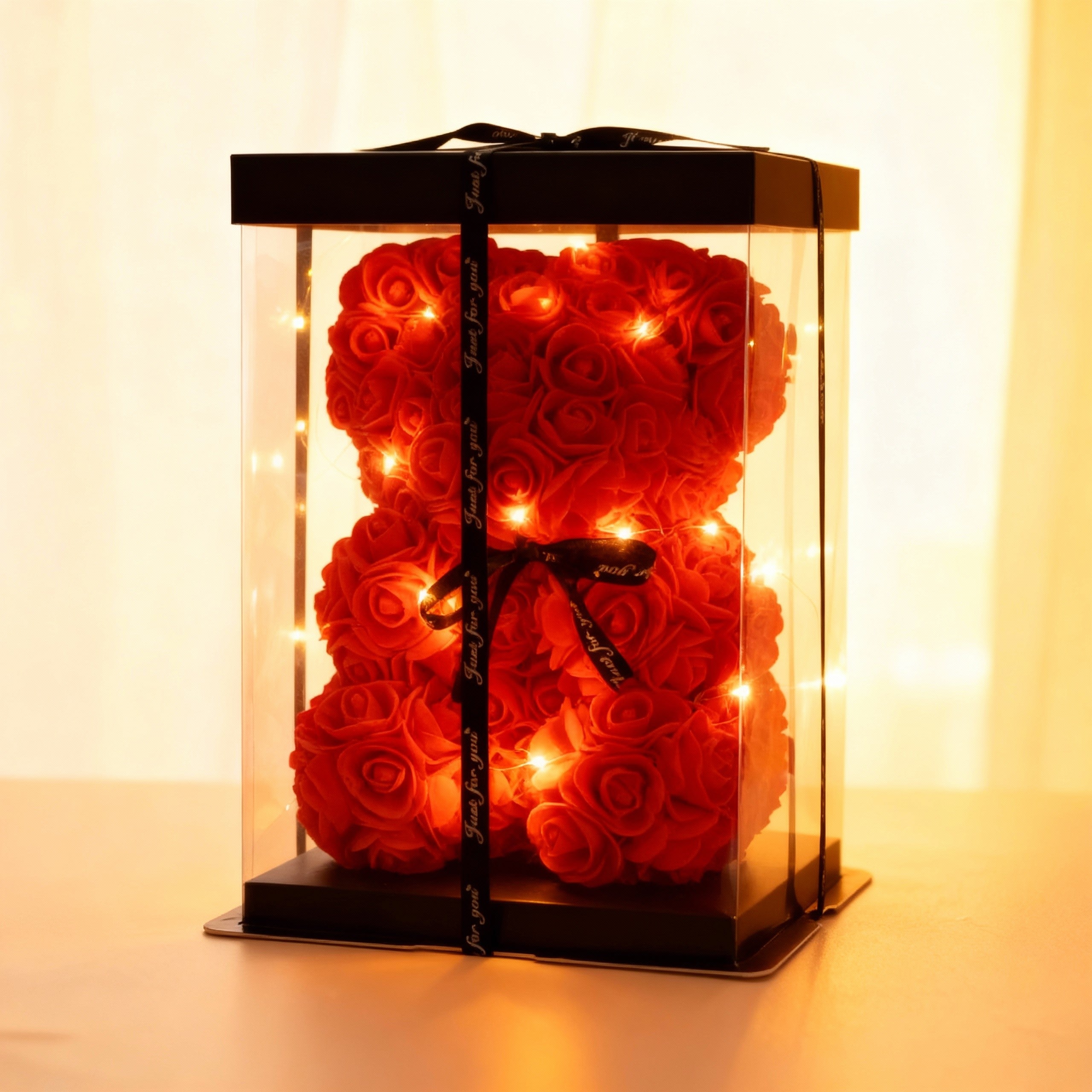 🧸 Ours Éternel de Roses – Symbole d’un Amour Inoubliable