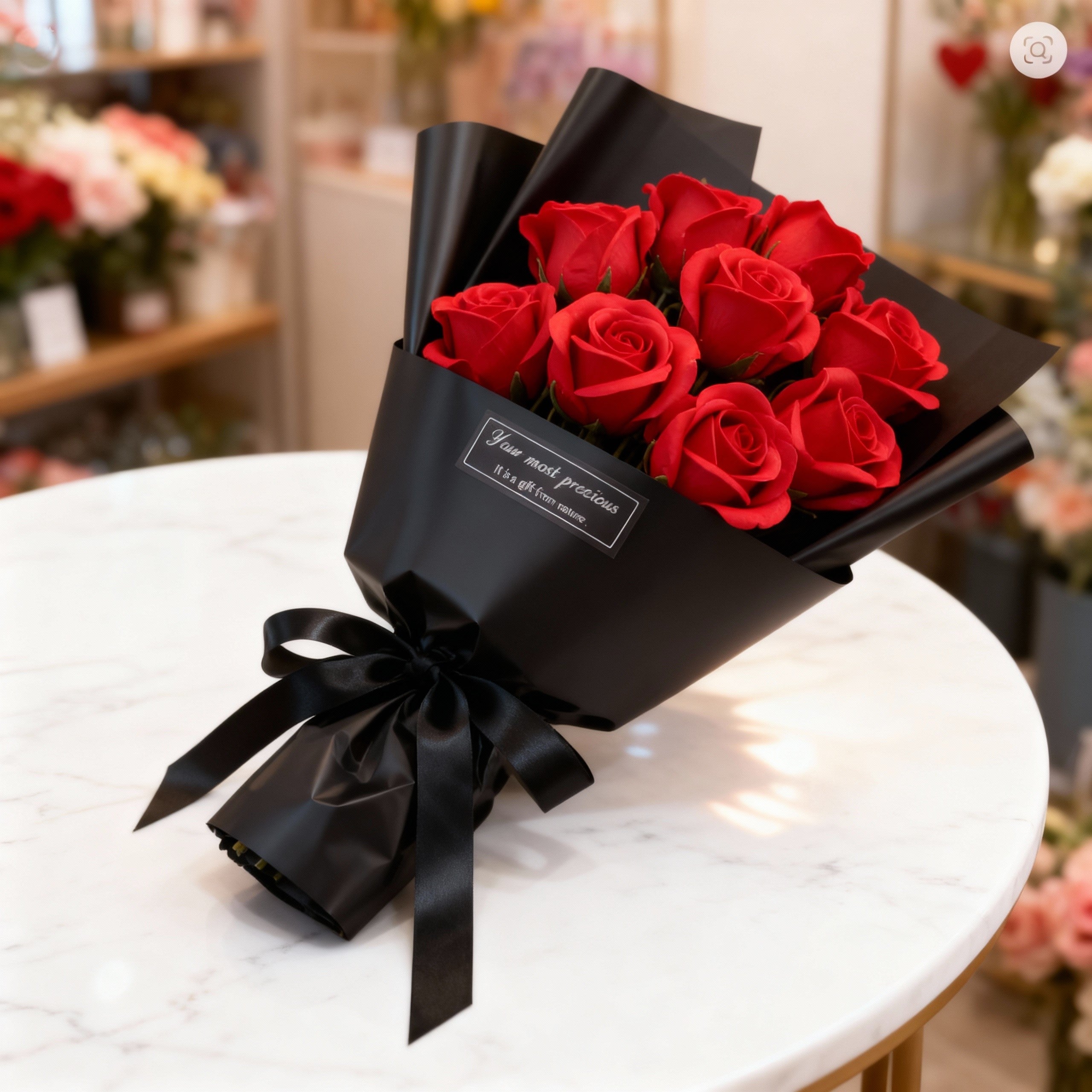 🌹Bouquet Éternel de 9 Roses – L’attention qui ne fane jamais