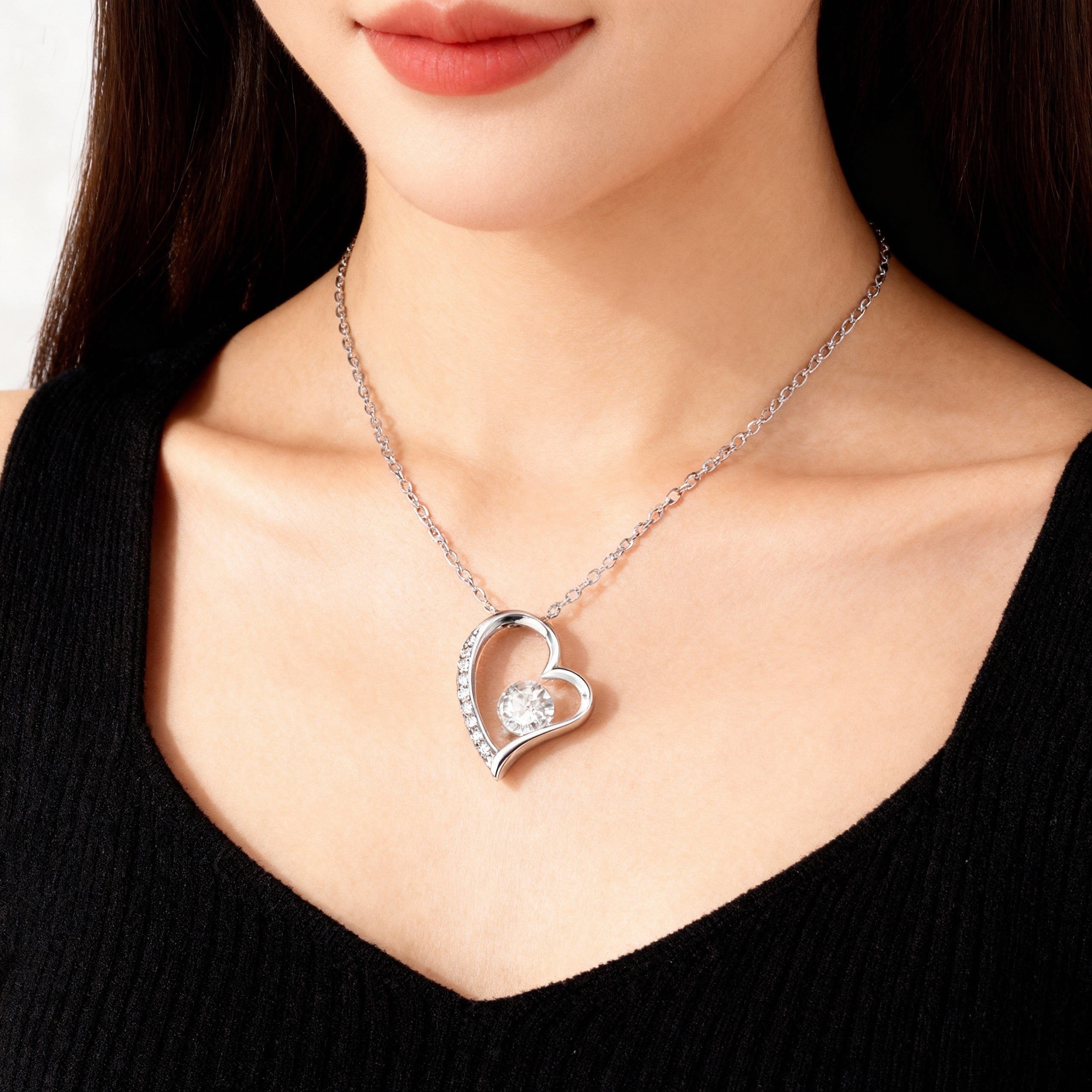 Collier Cœur Éternel – Le bijou qui dit “je t’aime” sans parler